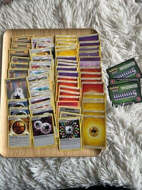 60 RARE and Special Energy & Trainer Card Lot - rainbow, grey, red, more